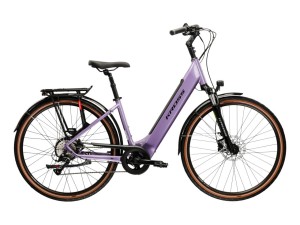 Rower elektryczny Kross TRANS HYBRID 1.0 522 Filetowo-Czarny